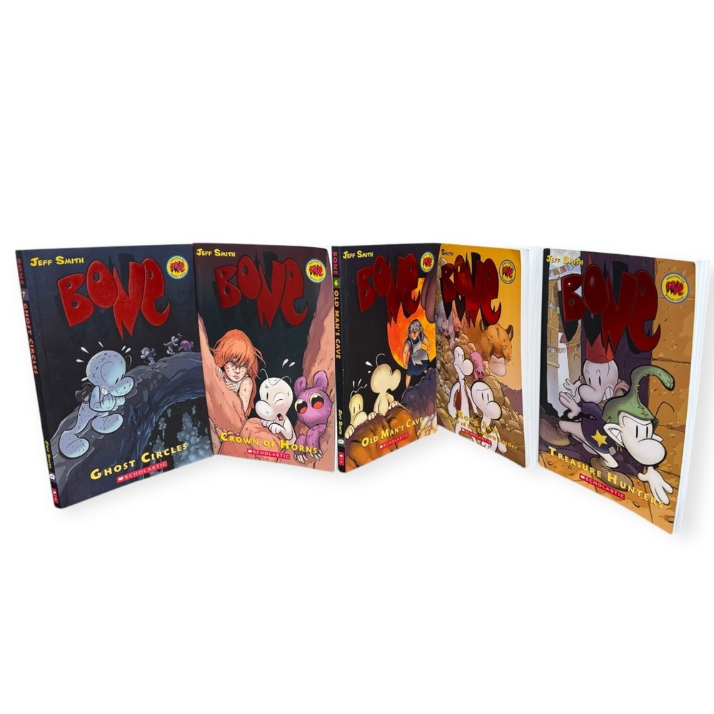 Scholastic Bone Graphic Novel Bone Series Set of 5‎
